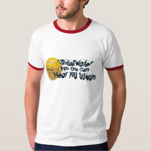 Camiseta Subaquático ninguém pode ouvi-lo gritar
