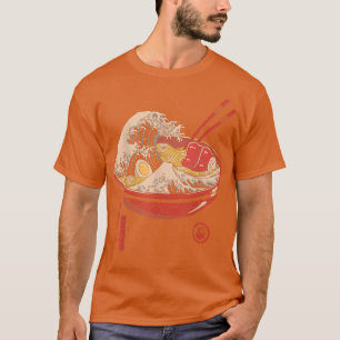 Camiseta Subarashii Ramen Excelente Ramen Wave Japonês 1549