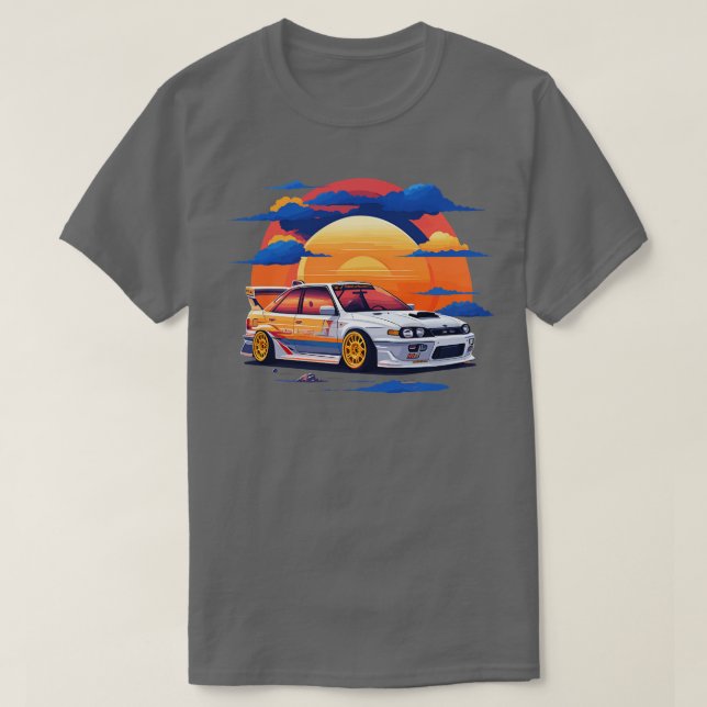 Camiseta Subaru Impreza 22B STi (Frente do Design)