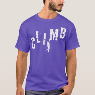 Camiseta Subida de Escala de Pedra do Clima