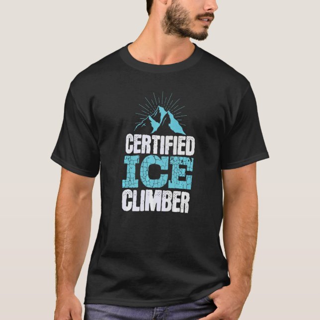 Camiseta Subida de Gelo Extreme Com O Clima De Gelo Certifi (Frente)