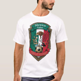 Camiseta Subida do Águia Mexicana, Presente da Bandeira Mex