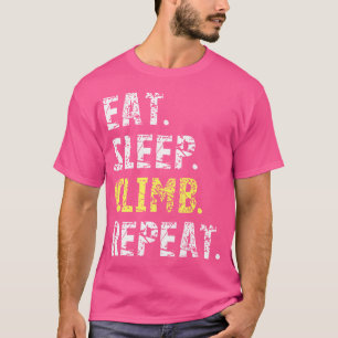 Camiseta Subida do Sono Repetir Escala de Rock