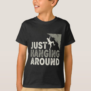 Camiseta Subida Engraçada Escalada em Rocha Escalada de Mon