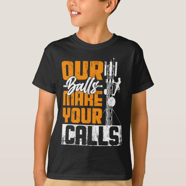Camiseta Subidor de Torre de Celular - Antena Climber Telec (Frente)