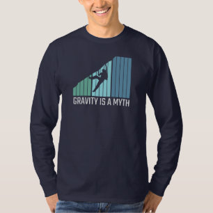 Camiseta Subindo - A gravidade é um mito