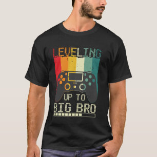 Camiseta Subindo de Nível Para Controle Retro Vintage Jogo
