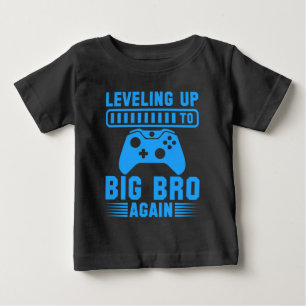 Camiseta Subindo de Nível Para Irmão Mais Velho Novamente