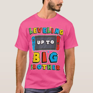 Camiseta Subindo de Nível para Irmão Mais Velho para Homens