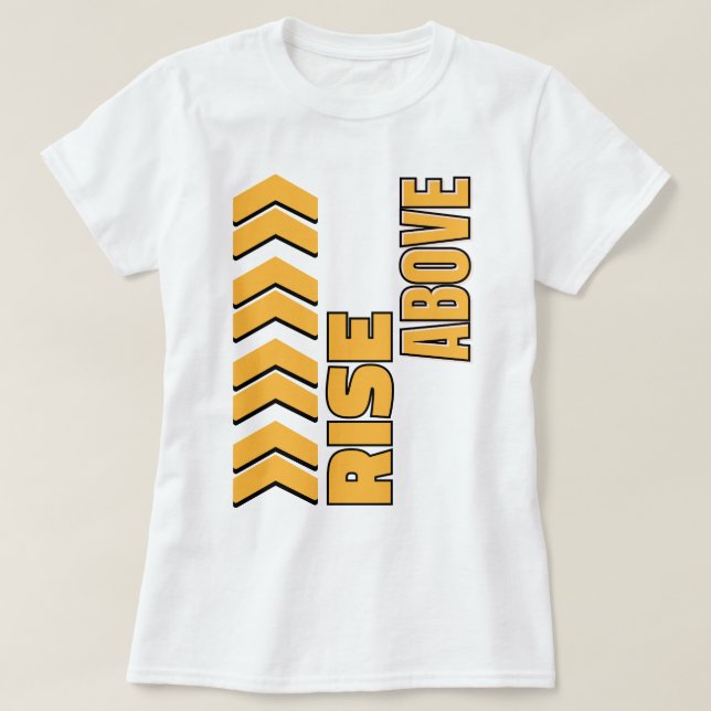 Camiseta Subir acima | phozos (Frente do Design)