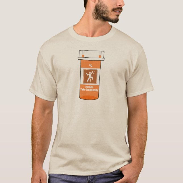 Camiseta Subir É A Minha Droga (Frente)