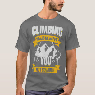 Camiseta Subir Me Faz Feliz Não Tanto