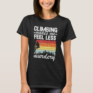 Camiseta Subir Me Faz Sentir Menos Assassinato Vintage Rock