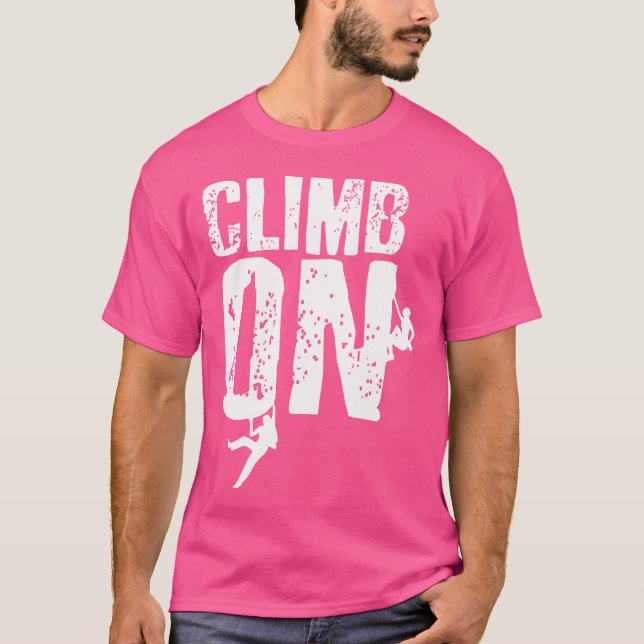 Camiseta Subir Na Montanha Escalada De Pedra (Frente)