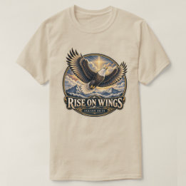 Camiseta Subir nas Asas Águia Isaías 40:31