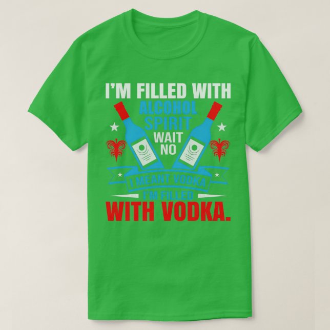 Camiseta Subiu com vodka (Frente do Design)