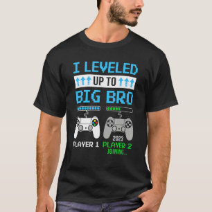 Camiseta Subiu Para Grande Irmão 2023 Fofo Vou Ser Um Irmão