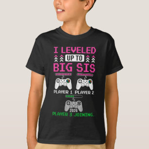 Camiseta Subiu Para Irmã Mais Velha Novamente Irmã Mais Vel