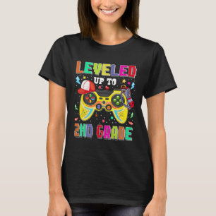 Camiseta Subiu Para o 2º Ano Gamer Primeiro Dia Meninos Ck 