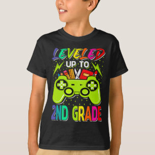 Camiseta Subiu Para o 2º Ano Gamer Volta às Aulas Primeiro