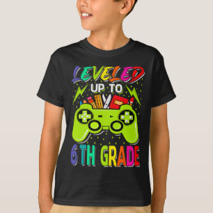 Camiseta Subiu para o 6º Ano Gamer Volta às Aulas Primeiro