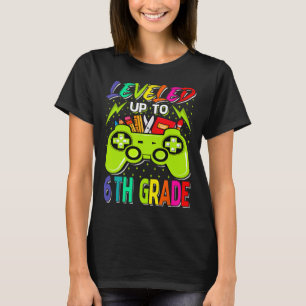 Camiseta Subiu Para o 6º Ano Gamer Volta às Aulas Primeiro