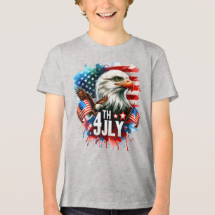 Camiseta Sublimação da Águia Patriótica Americana-61905