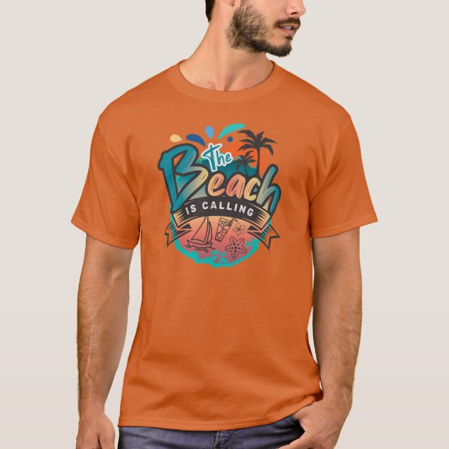 Camiseta Sublimação de Verão e praia (Frente)