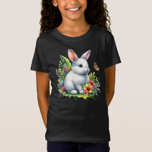 Camiseta Sublimação do Coelho Animal da Fazenda Bebê Clipar