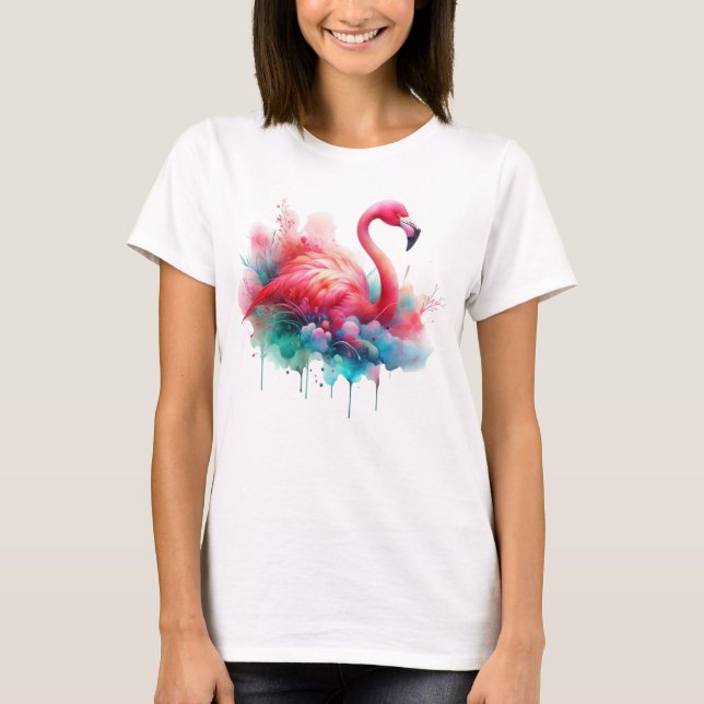 Camiseta Sublimação Flamingo-95158 (Frente)