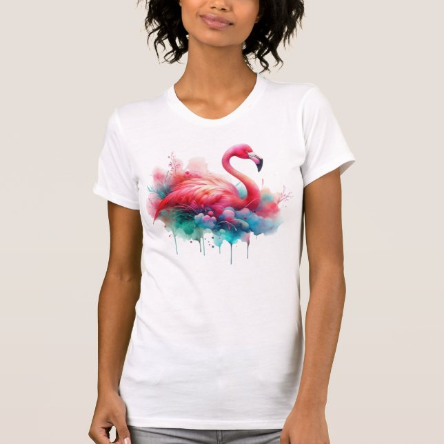 Camiseta Sublimação Flamingo-95158 (Frente)