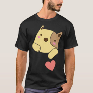 Camiseta Sublimação - Moldura de Cachorro de Dia dos Namora