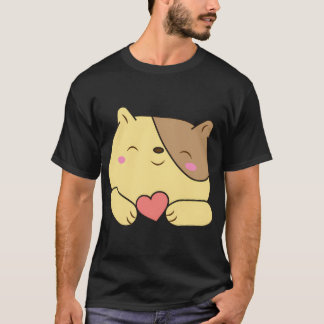 Camiseta Sublimação - Moldura de Cachorro do Dia dos Namora