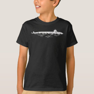 Camiseta  Submarinheiro submarino Marinho norte-americano V