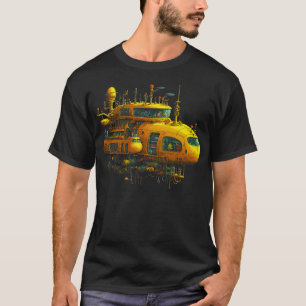 Camiseta Submarino Amarelo Steampunk