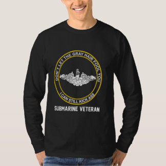 Camiseta Submarino Aposentado Veterano Engraçado Velho dos