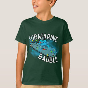 Camiseta Submarino, bauble, natal