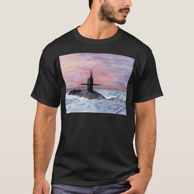 Camiseta Submarino da Classe Ohio (Frente)