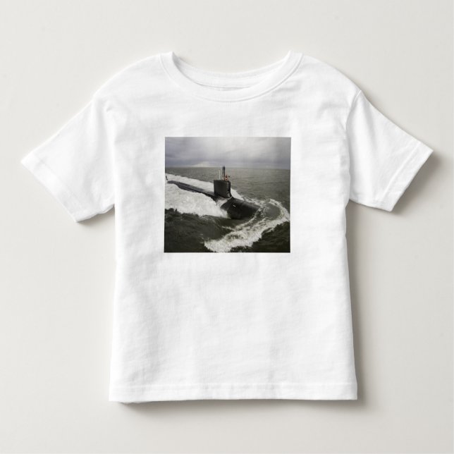 Camiseta Submarino de ataque de classe Virginia (Frente)