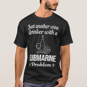Camiseta Submarino de Bebidas de Vinho