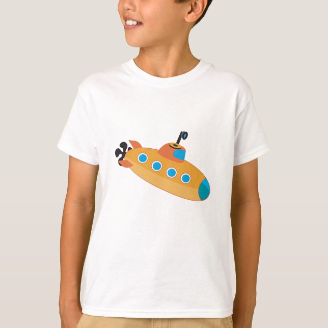 Camiseta Submarino de Cubo (Frente)