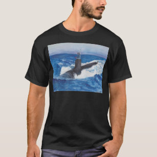 Camiseta Submarino de Guerreiros de Classe Virginia