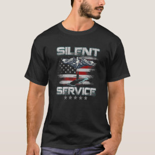 Camiseta Submarino de Serviço Silencioso Veterano dos EUA