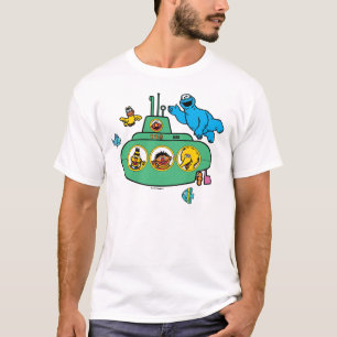 Camiseta Submarino do Cookie Monster e Amigos do Sesame