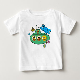 Camiseta Submarino do Cookie Monster e Amigos do Sésamo