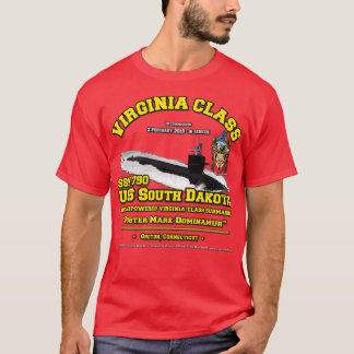 Camiseta Submarino do Marinho USS South Dakota SSN790