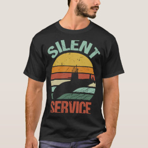 Camiseta Submarino Militar Legal Submarino C do Serviço Sil