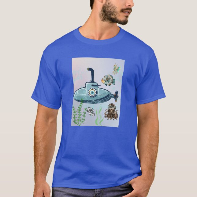 Camiseta Submarino Steampunk (Frente)