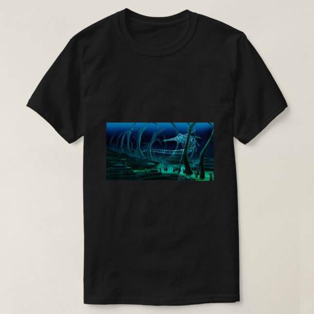 Camiseta Subnautica Ghost Reaper (Frente do Design)