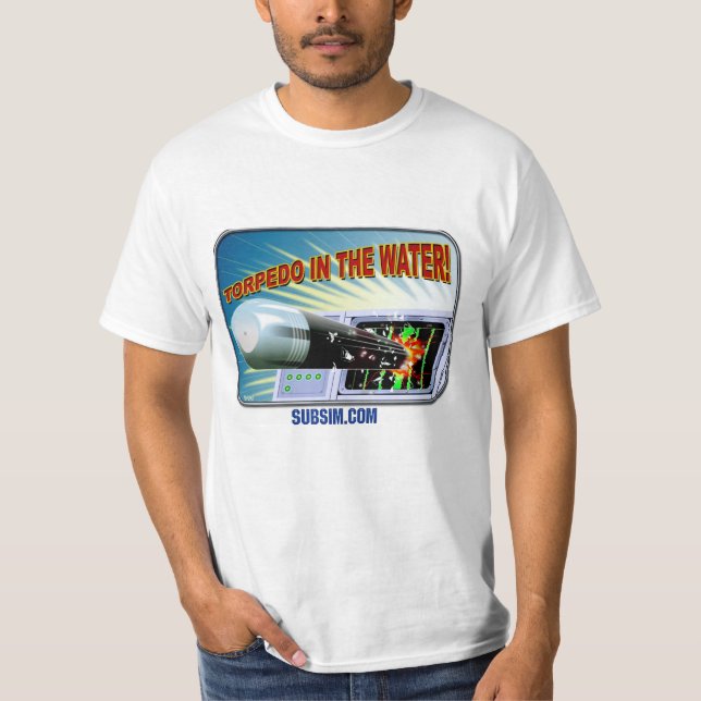 Camiseta SUBSIM Torpedo na Água! (Frente)